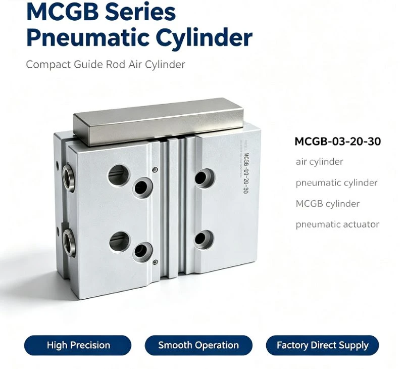 MCGB-03-12-75 Mini Twin-Guide Pneumatic Cylinder